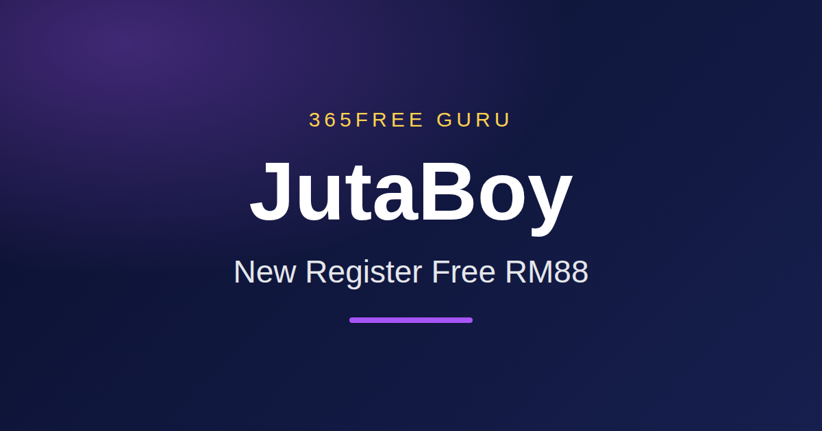 JutaBoy bonus Malaysia 2026