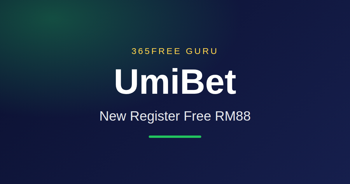 UmiBet bonus Malaysia 2026
